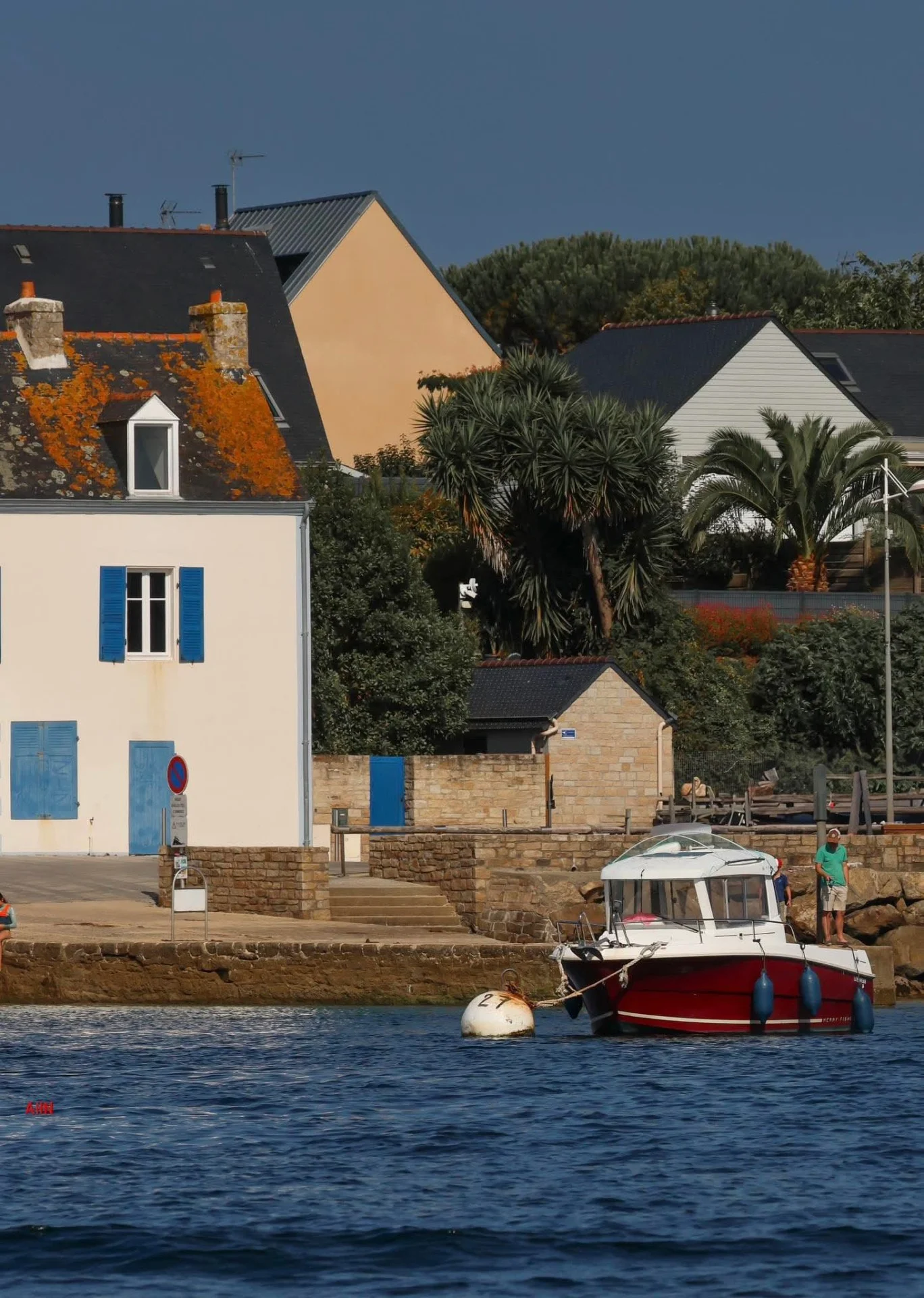 Vue du hameau vieux passage Plouhinec